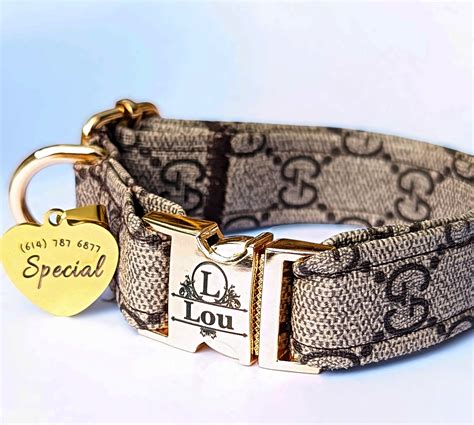 gucci dog collat|authentic gucci dog collar.